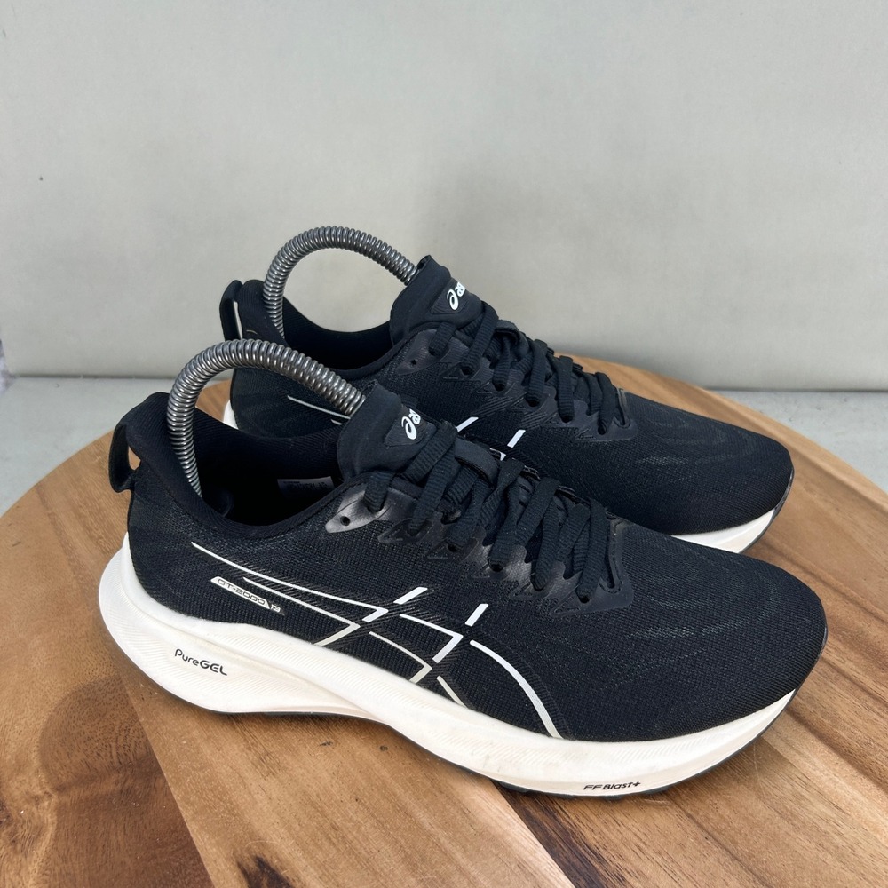 Asics GT-2000 13 Womens Running Shoes Black White 1012B666 Size 6.5 Cushioned